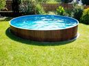 Kompletny basen rozporowy Azuro Wood 4,6x1,2