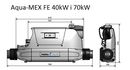 Basenowy wymiennik ciepła Pahlen AQUA-MEX 316L