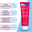 Triswim szampon do włosów neutralizujący chlor liczi mango