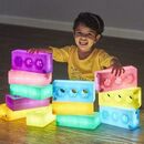 Klocki sensoryczne budowlane świecące